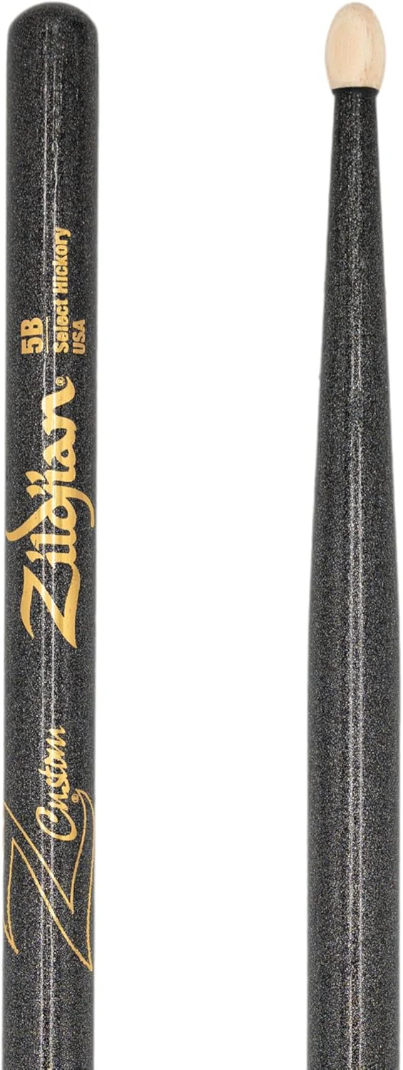 Zildjian Z Custom Ltd Ed. 5B Wood Tip Drumsticks - Black Chroma - Image 6