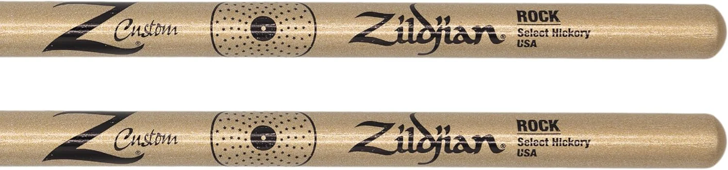Zildjian Z Custom Ltd Ed. ROCK Nylon Tip Drumsticks - Gold Chroma - Image 4