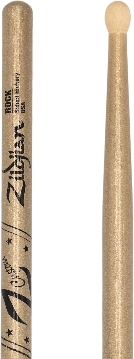 Zildjian Z Custom Ltd Ed. ROCK Wood Tip Drumsticks - Gold Chroma - Image 7