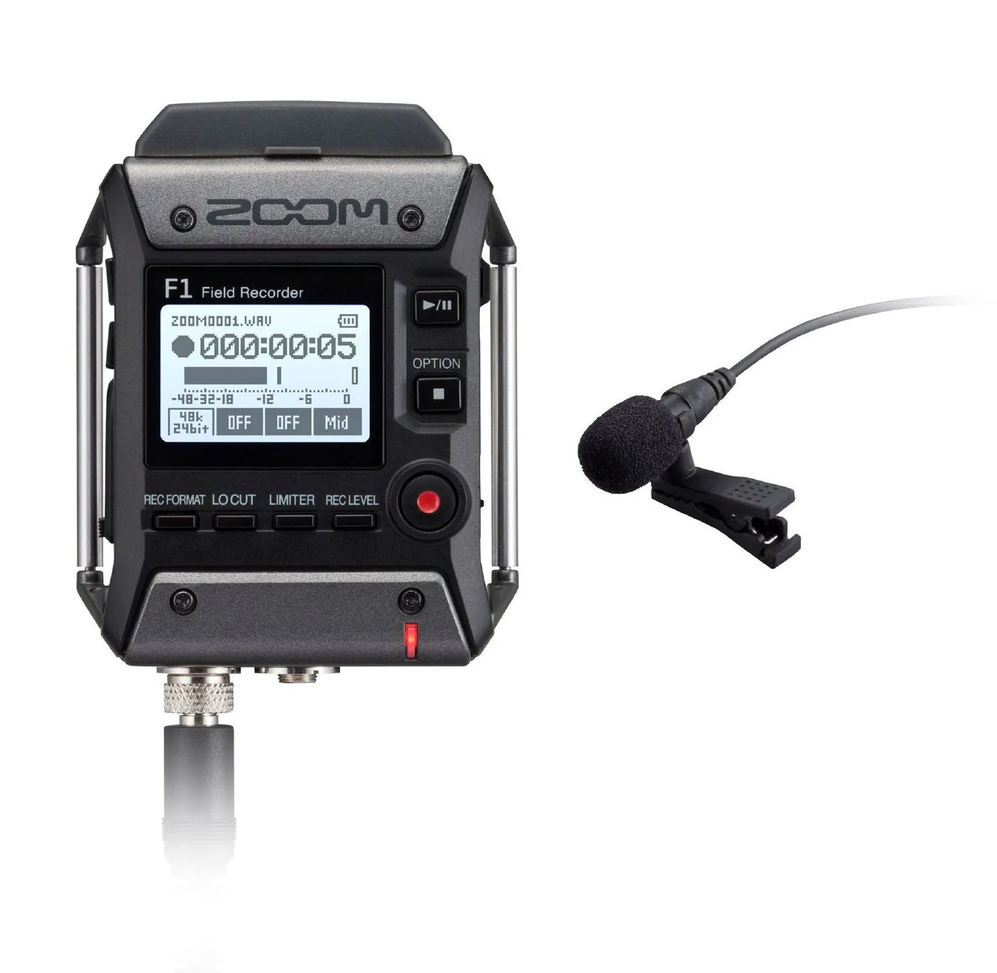 Zoom F1-LP Field Recorder with Lavalier Mic - Image 4