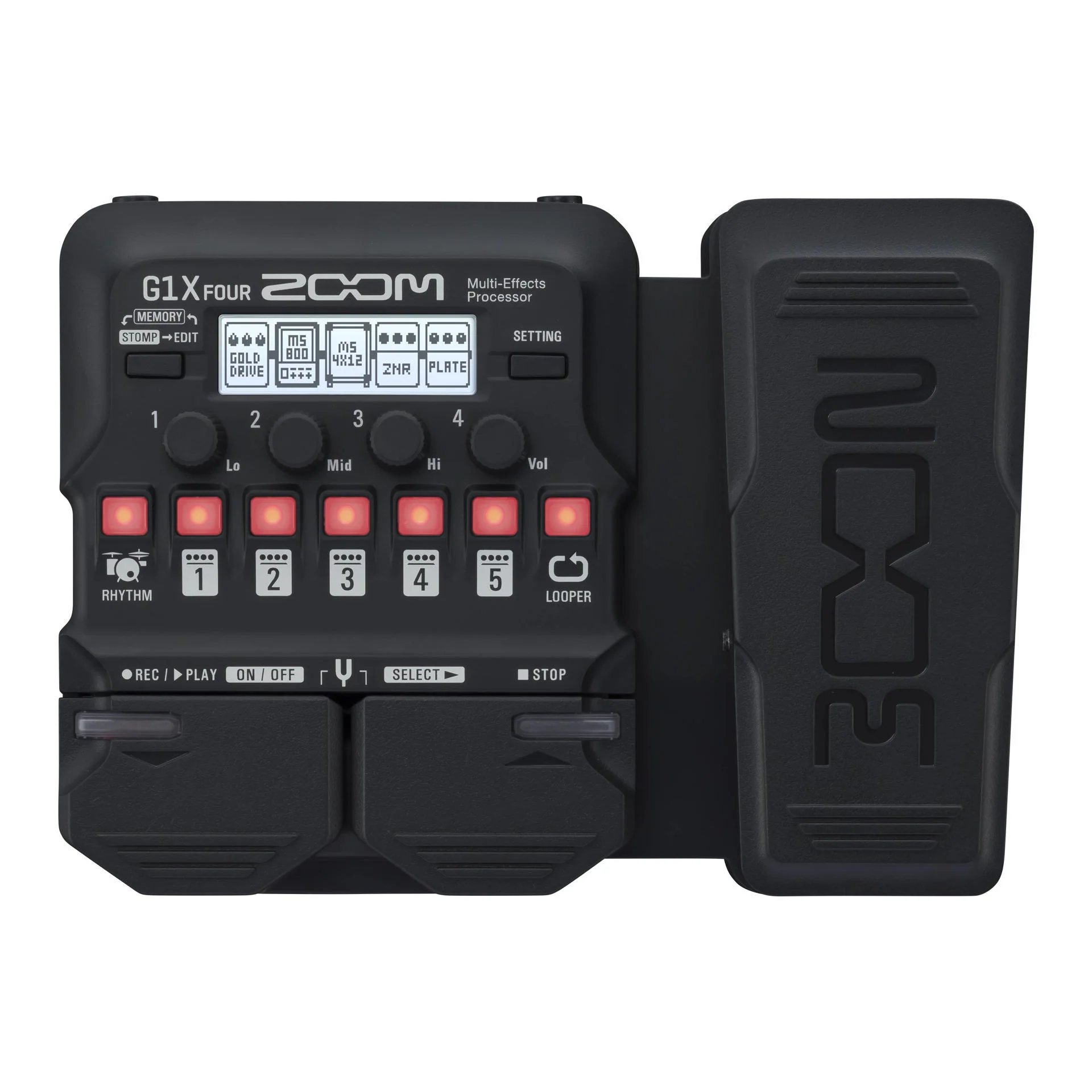 Zoom G1X Four Guitar Amp Modeler and Multi-Effects Pedal - Image 4