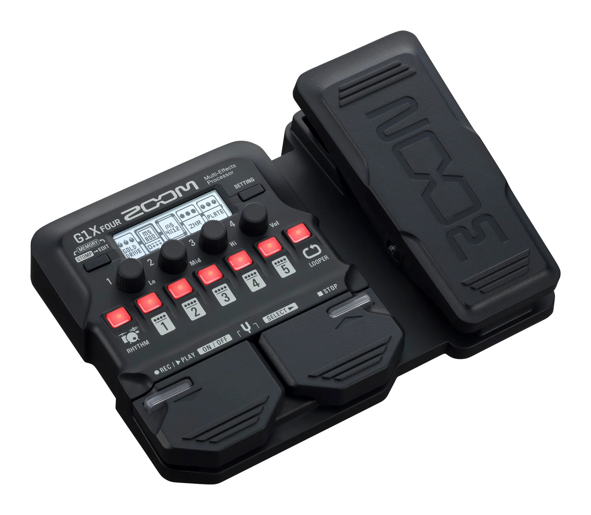 Zoom G1X Four Guitar Amp Modeler and Multi-Effects Pedal - Image 5