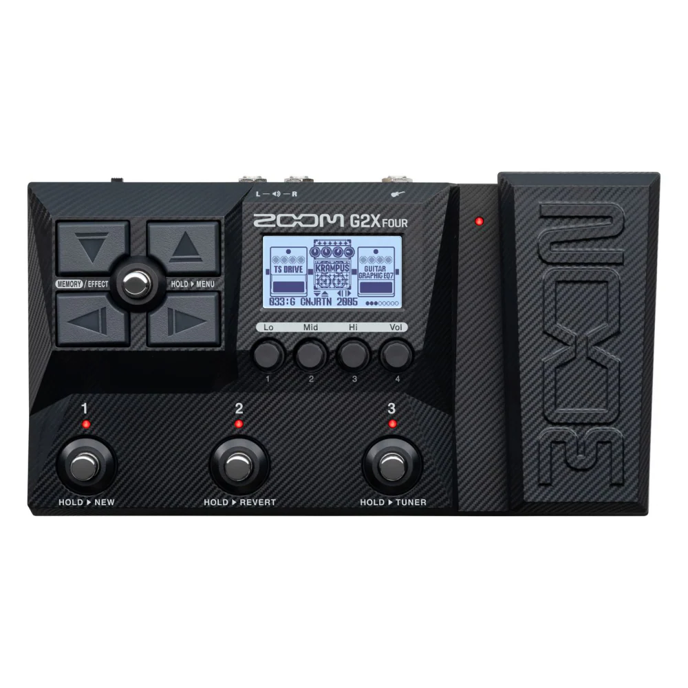 Zoom G2X FOUR Guitar Amp Modeler and Multi-Effects Pedal with Expression Pedal - Image 5