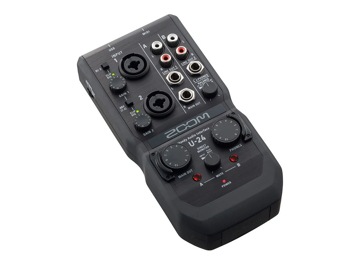 Zoom U-24 Handy Audio Interface - Image 2