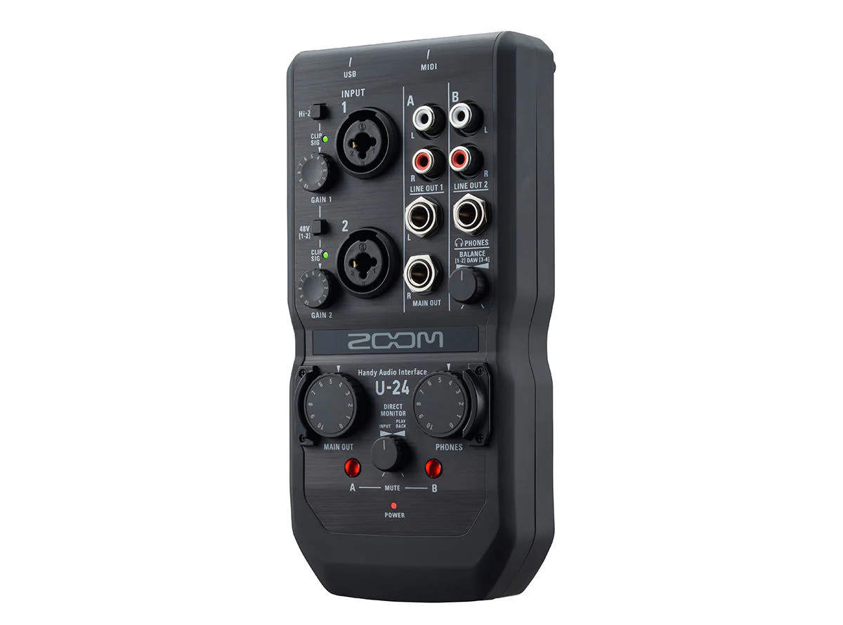 Zoom U-24 Handy Audio Interface - Image 3